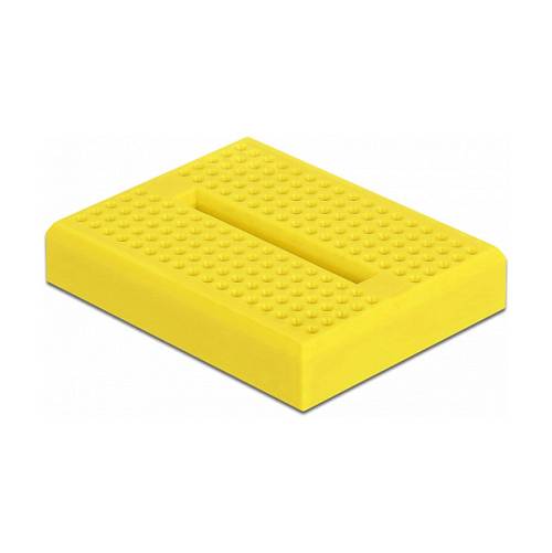 Experimentier-Mini Steckbrett 170 Kontakte gelb