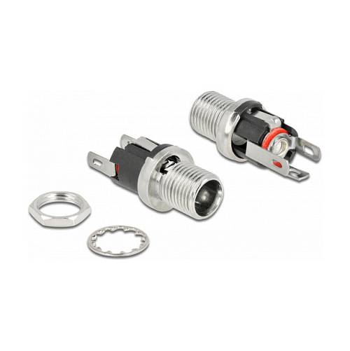 Steckverbinder DC 5.5 x 2.5 x 12.0 mm Buchse zum Einbau Lötversion