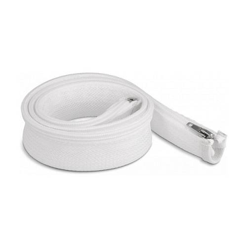 Geflechtschlauch mit Reißverschluss hitzebeständig 1 m x 30 mm weiß