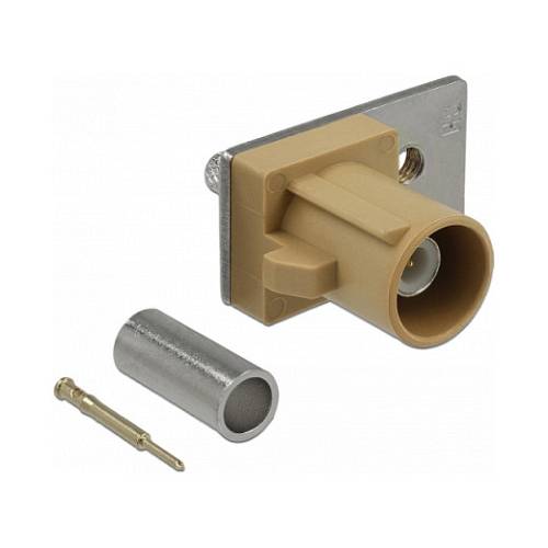 FAKRA I Stecker Federpin zum Crimpen 1 vorgestanztes Loch