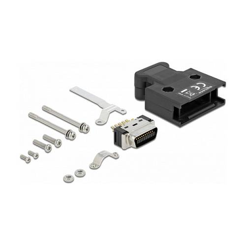 MDR Stecker 20 Pin Lötanschluss mit Gehäuse