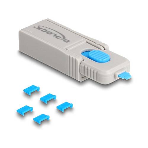 Micro USB Port Blocker Set für Micro USB Buchse 5 Stück + Verschlusswerkzeug