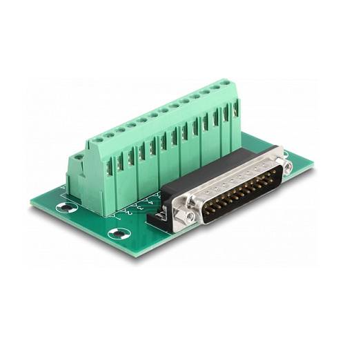 D-Sub 25 Pin Stecker zu Terminalblock für Hutschiene