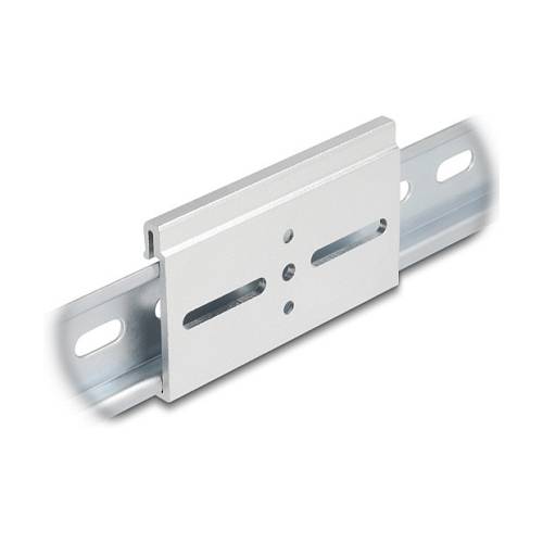 Aluminium Montageclip für Hutschiene 80.0 x 47.8 mm silber