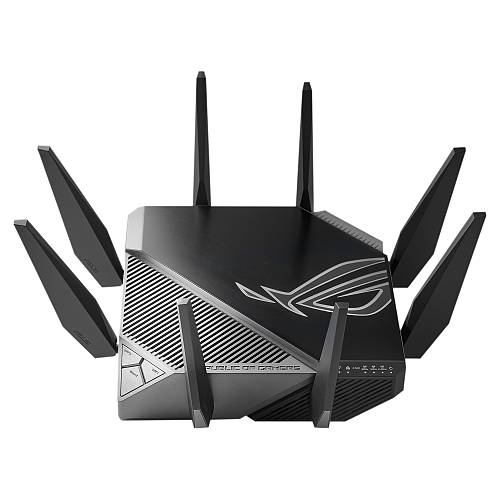 ASUS GT-AXE11000 WiFi-6E Gaming WLAN-Router (90IG06E0-MO1R00) [AiMesh. bis zu 11.000 Mbit/s. 6GHz Frequenzband. 2.5G WAN/LAN-Port]