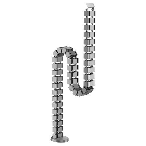 Equip Deluxe-Spiralkabelschlauch mit Untertischmontage grau lite Retail