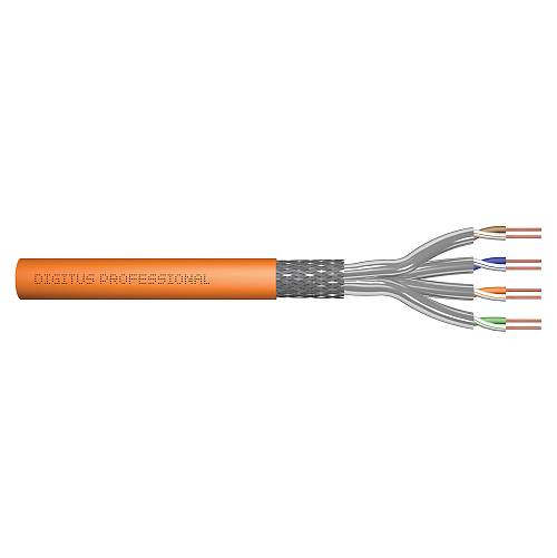 CAT 7 S/FTP Datenkabel - Verlegekabel. 500 m. Simplex. Cca-s1a d1 a1