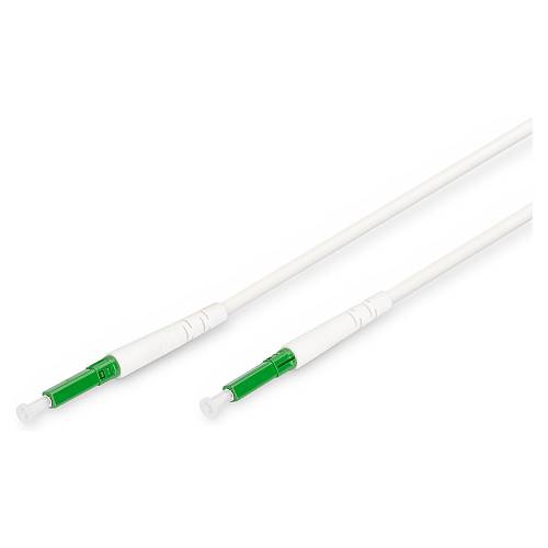 FTTH vorkonfektioniertes Dropkabel. einblasbar. Singlemode. 1 Faser. LC/APC. 50 m