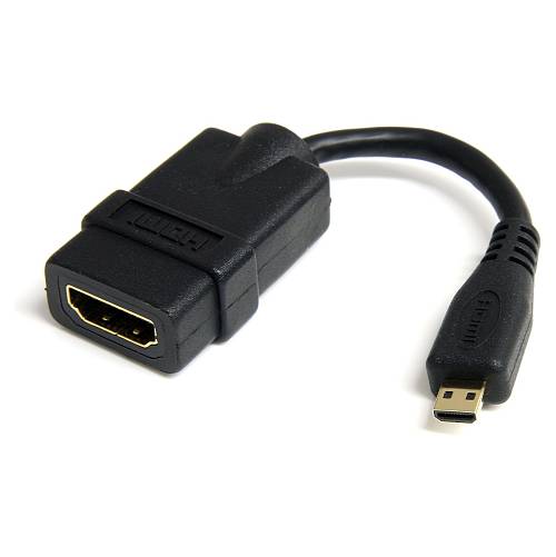 STARTECH.COM 12cm High-Speed HDMI Adapterkabel - HDMI auf Micro HDMI Kabel - Buchse/Stecker