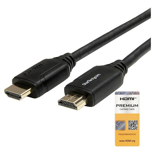 STARTECH.COM Premium High Speed HDMI Kabel mit Ethernet - 4K 60Hz - HDMI 2.0 - 1m
