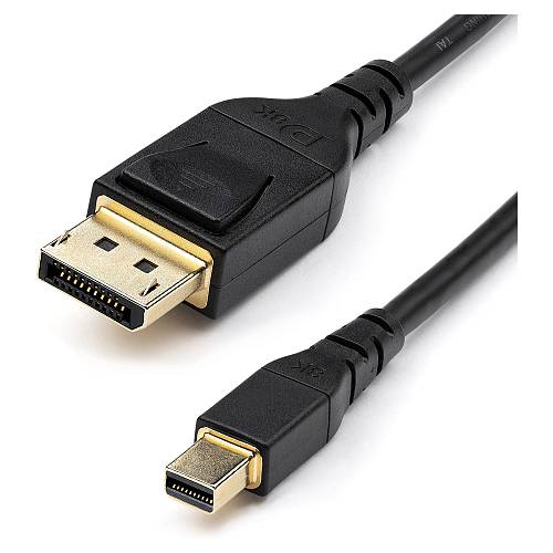 STARTECH.COM 1m VESA-certified Mini DisplayPort to DisplayPort 1.4 cable - 8K 60Hz HBR3 HDR - Super Slim UHD