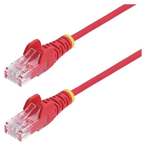 STARTECH.COM 50cm Rotes Schlankes CAT6-Ethernet-Kabel Snagless RJ45 LSZH 28AWG Reines Kupfer Patchkabel/Netzwerkkabel