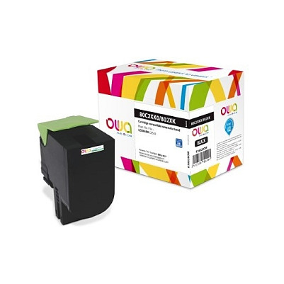 OWA Toner kompatibel zu LEXMARK 80C0X10 schwarz (8.000 S.)