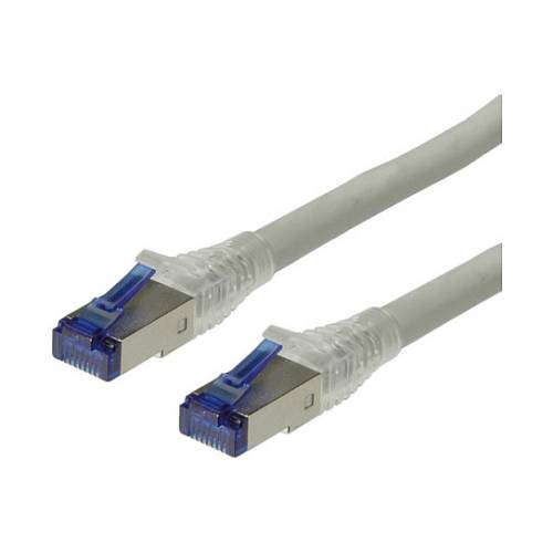 VALUE Patchkabel Kat.6A Class EA S/FTP PiMF Massivdraht LSOH grau 20m