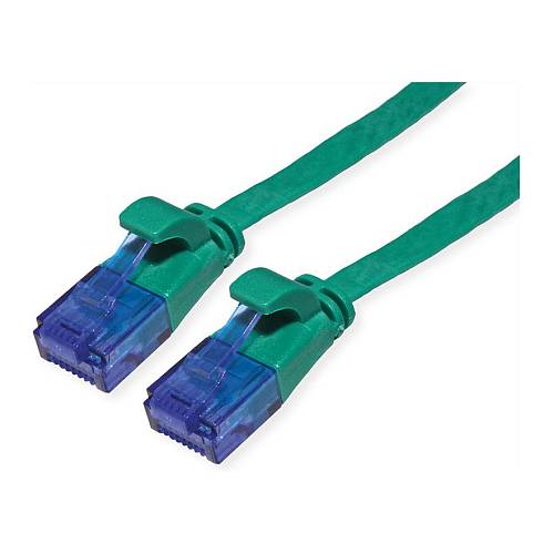 VALUE Patchkabel Cat.6A (Class EA) UTP. extra-flach. grn. 0.5 m