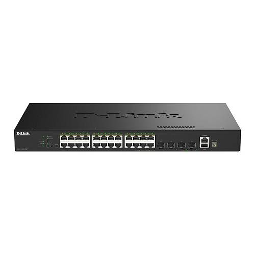 D-Link DGS-1530-28P/E 28-Port Smart Manag.PoE GB Sw. 4x10G