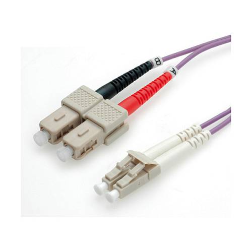 ROLINE LWL-Kabel 50/125um OM4 LC/SC violett 5m