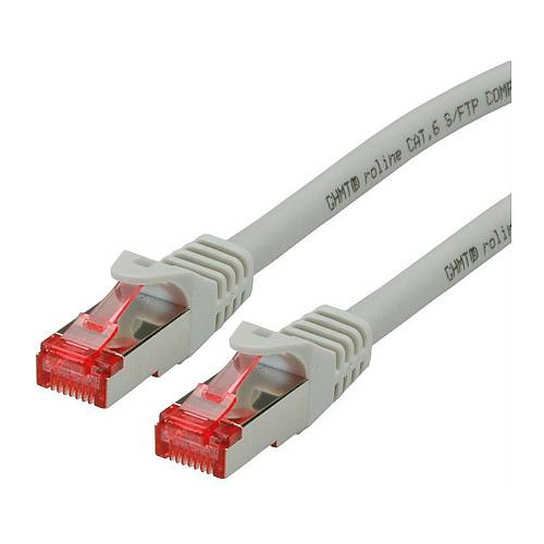 ROLINE Patchkabel Cat.6 S/FTP (PiMF). Component Level. LSOH. grau. 5 m