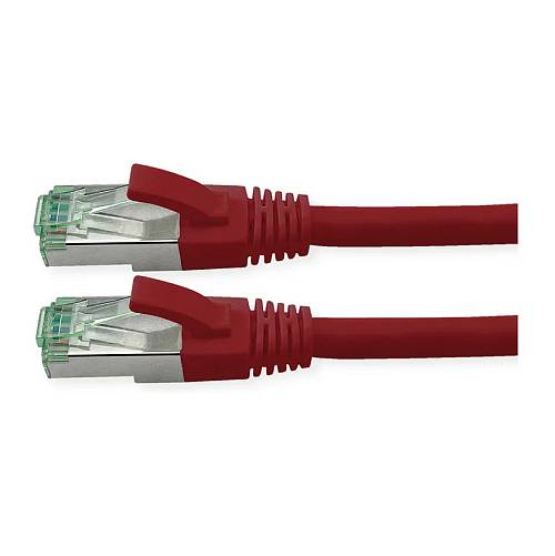 ROLINE RM Patchkabel Cat.6A S/FTP (PiMF). rot. 0.5 m