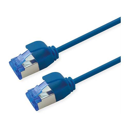 ROLINE Patchkabel Cat.6A (Class EA) S/FTP (PiMF). LSOH. PoE. blau. 1.5 m
