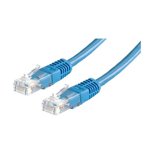 ROLINE Patchkabel Kat.5e Class D UTP blau 0.5m