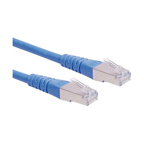 ROLINE Patchkabel Kat.6 Class E S/FTP PiMF blau 5m
