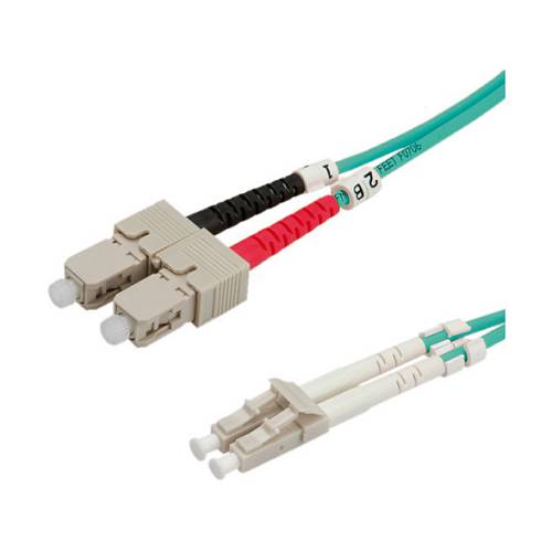 ROLINE LWL-Kabel 50/125um OM3 LC/SC trkis 2m