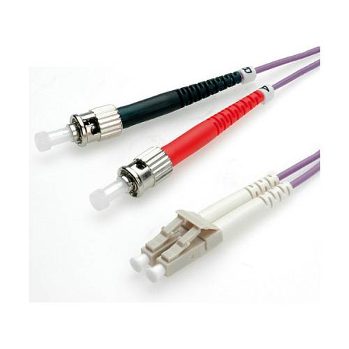 ROLINE LWL-Kabel 50/125um OM4 LC/ST violett 2m