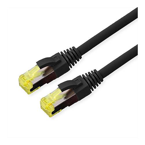 ROLINE Outdoor Patchkabel Cat.6A (Class EA) S/FTP (PiMF). Litzendraht. LSOH. schwarz. 7 m