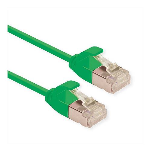 ROLINE GREEN U/FTP Patchkabel Cat.6A (Class EA). LSOH. slim. grn. 5 m