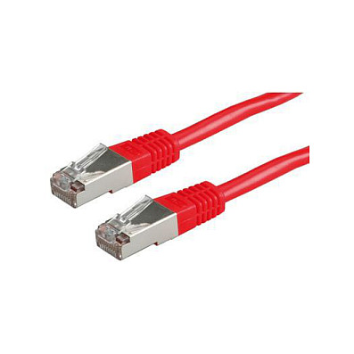 ROLINE Patchkabel Kat.6 Class E S/FTP PiMF rot 5m