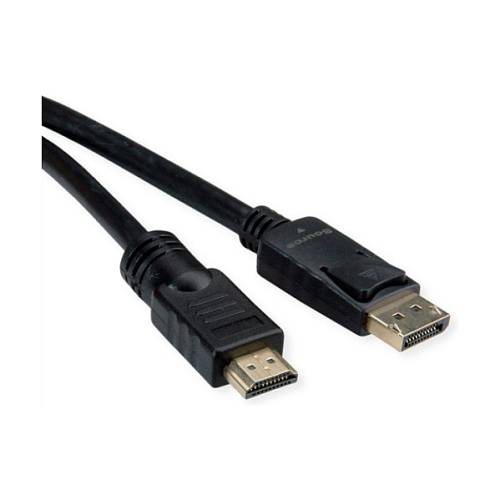 ROLINE DisplayPort Kabel DP - UHDTV. ST/ST. schwarz. 10 m