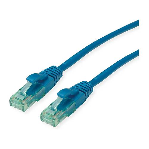 ROLINE RM Patchkabel Cat.6A UTP. blau. 7 m