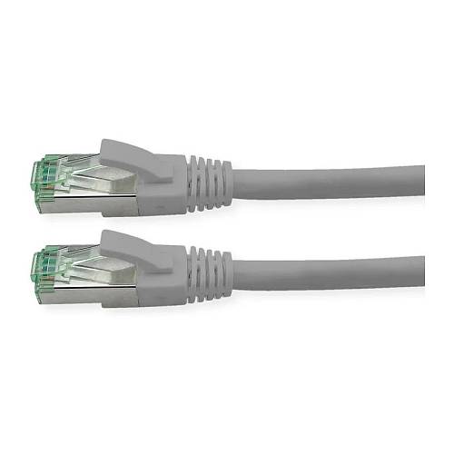 ROLINE RM Patchkabel Cat.6A S/FTP (PiMF). grau. 15 m