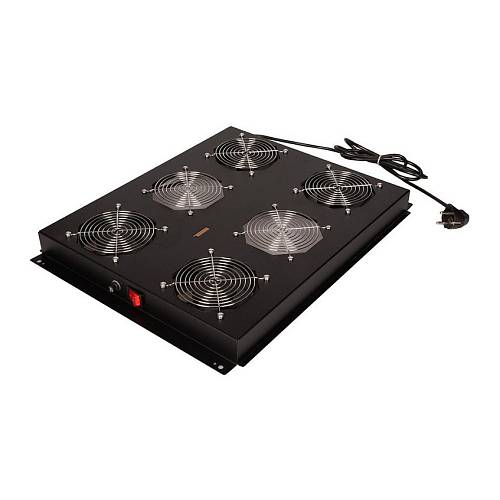 ROLINE 19-Zoll Dachlftereinheit 4 Lfter. ON/OFF fr Serverschrank der PRO Serie. schwarz