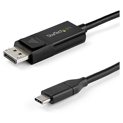 STARTECH.COM 6.6?ft.?2m? USB C to DisplayPort 1.4 Cable Bidirectional?8K 30 HBR3? Thunderbolt 3 /?USB-C Adapter?Cable