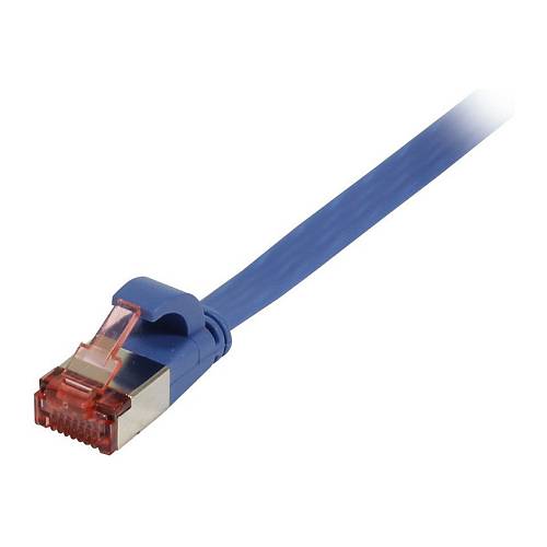 Synergy21 Patchkabel RJ45. CAT6 250Mhz. 0.15m blau. FTP(U/FTP). TPE(Superflex). Flach