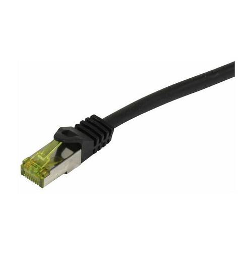 Synergy21 Patchkabel RJ45. CAT6A 500Mhz. 40m. schwarz. S-STP(S/FTP). TPE/LSZH Indoor/outdoor (UV/Water/oil/-resistant). AWG26. mit CAT7 Rohkabel.
