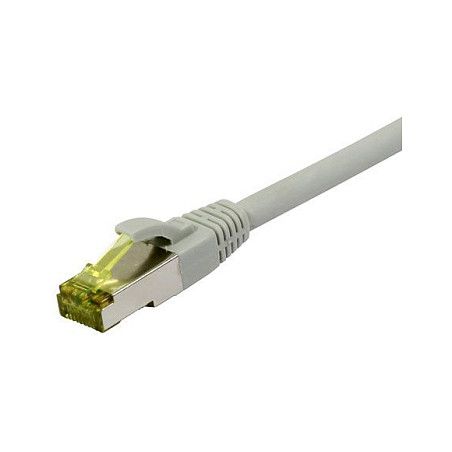 Synergy21 Patchkabel RJ45. CAT6A 500Mhz. 0.5m. grau. S-STP(S/FTP). TPE/LSZH(Ultraflex). AWG26. mit CAT7 Rohkabel.