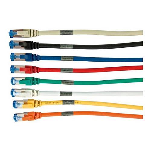 Synergy21 Patchkabel RJ45. CAT6A 500Mhz. 50m. schwarz. S-STP(S/FTP). AWG26. LSZH.