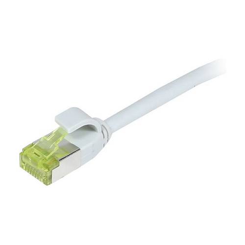 Synergy21 Patchkabel RJ45. CAT6A 500Mhz. 5m. grau. S-STP(S/FTP). slimline rund d=4.5mm. TPE/LSZH(Superflex). AWG28. mit CAT7 Rohkabel.