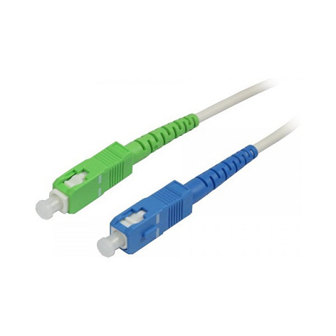 Synergy21 LWL-1-Faser-Patchk. 0.5mtr.SC-SC(APC8Grad). 9/125u. Schrägschliff