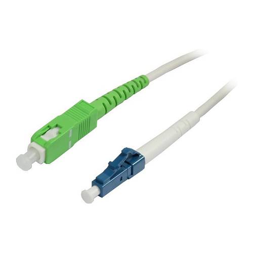 Synergy21 LWL-1-Faser-Patchk. 5mtr.LC-SC(APC). 9/125u. Schrägschliff. G657.A2