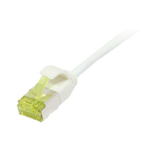 Synergy21 Patch cable RJ45 - CAT6A 500Mhz - 1.5m - white - U/FTP - slimline round d 3.8mm - TPE/LSZH(Superflex