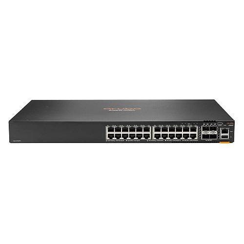 HPE Aruba Networking CX 6200F 24G Class-4 PoE 4SFP+ 370W Switch (EN)