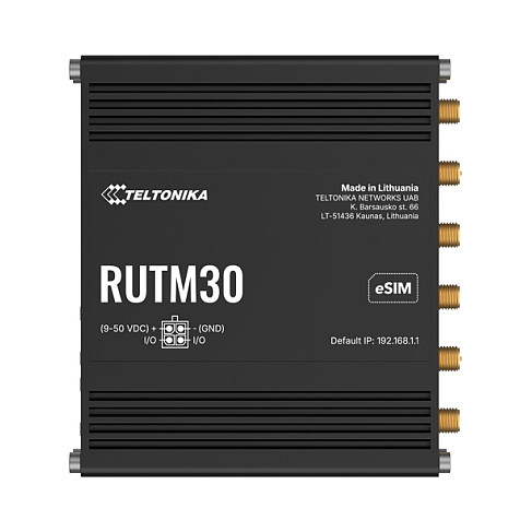 TELTONIKA NETWORKS RUTM30 DUAL SIM eSIM 5G/4G/LTE/3G Router