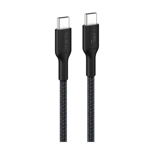 Belkin USB-C/USB-c Kabel 240W 3m geflochten. schwarz CAB025hq3MBK