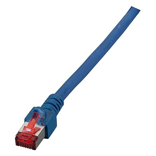 EFB RJ45 Patchkabel S/FTP Cat.6A LSZH 0.15m blau