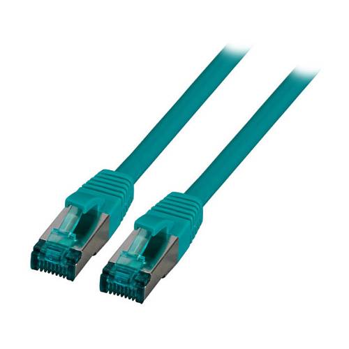 EFB RJ45 Patchkabel S/FTP Cat.6A LSZH 0.25m grün