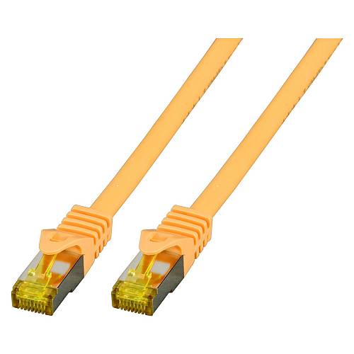 EFB RJ45 Patchkabel S/FTP Cat.6A LSZH Cat.7 Rohk. 1.50m gelb